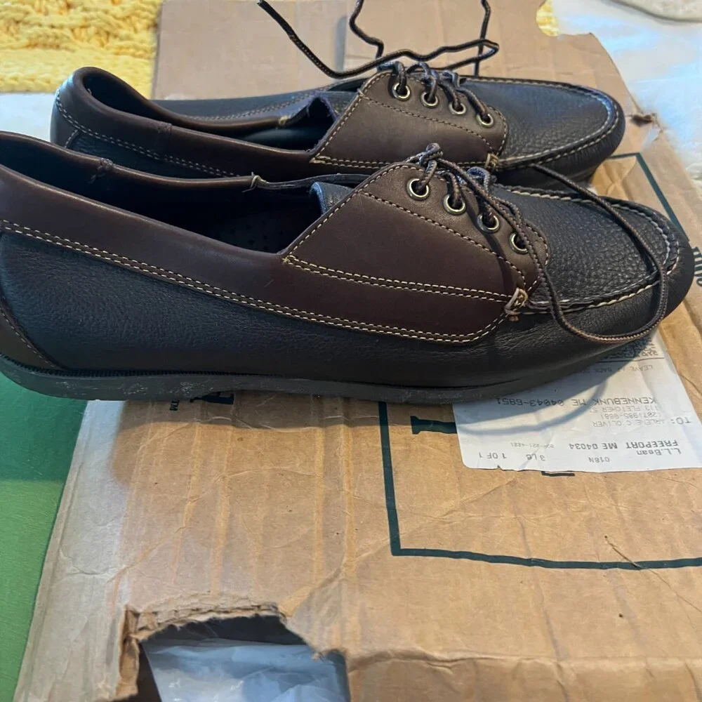 LL Bean mens dock shoes